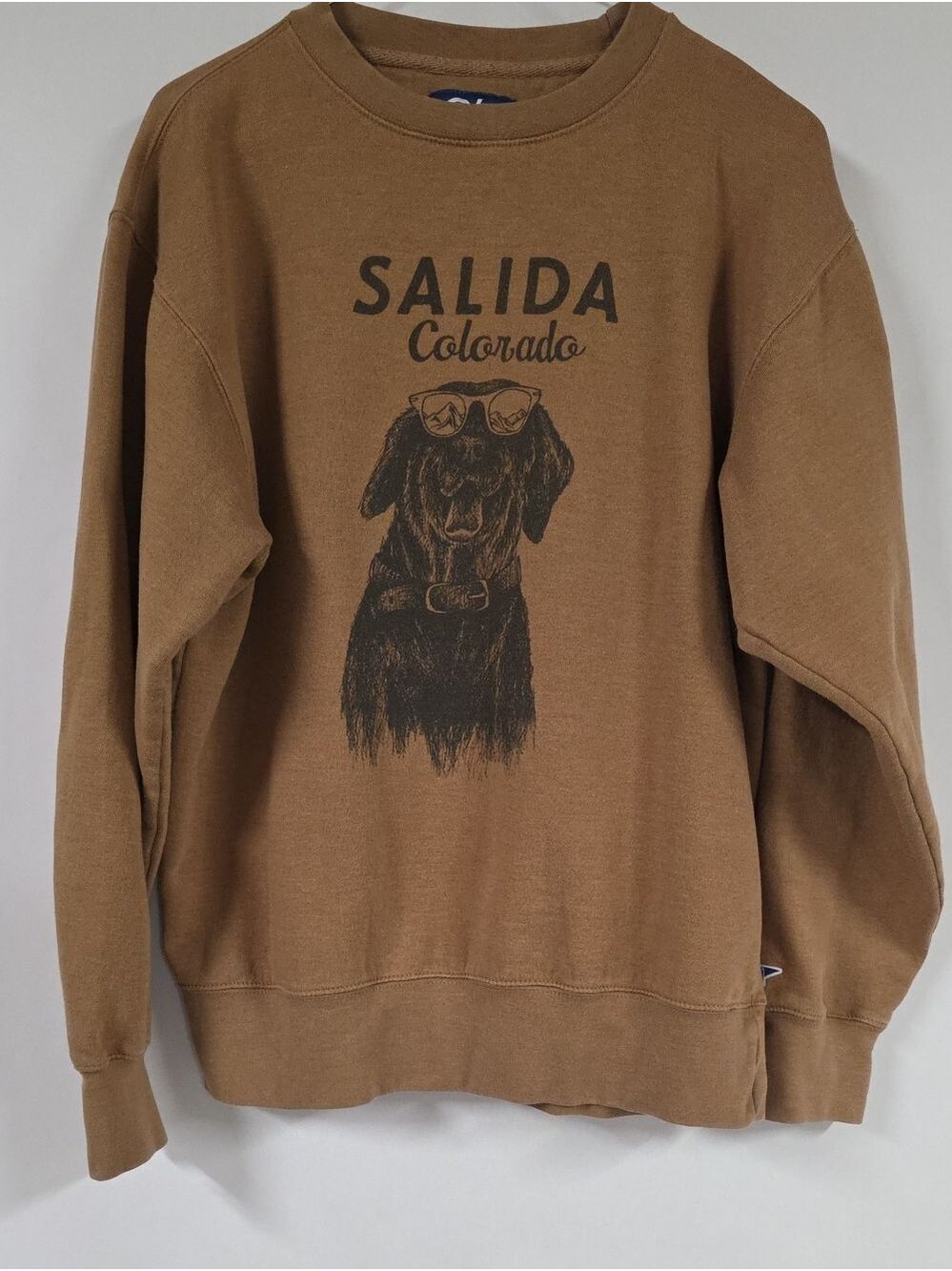 Blue 84 Salida Colorado Sweatshirt, Camel Brown, Size Small